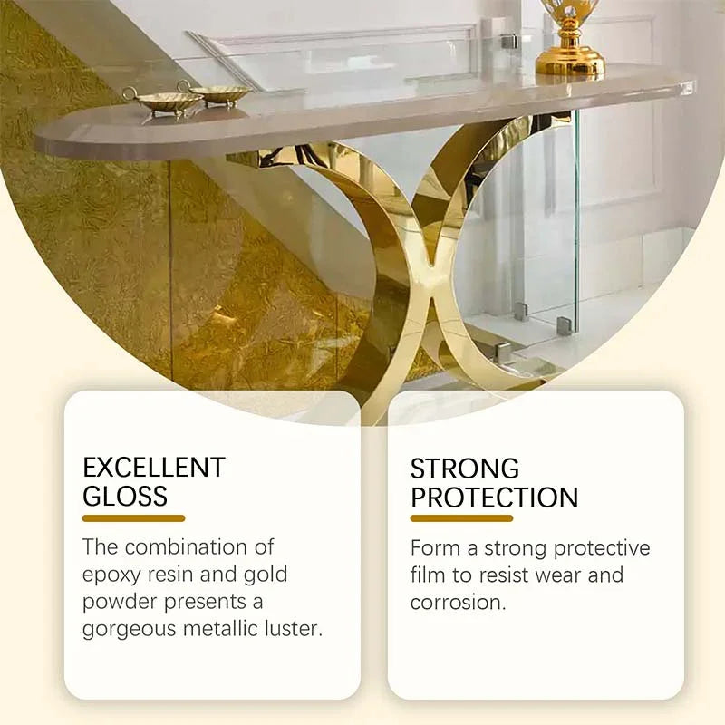 🎨🏡Water-Based Weather-Resistant Gold Paint