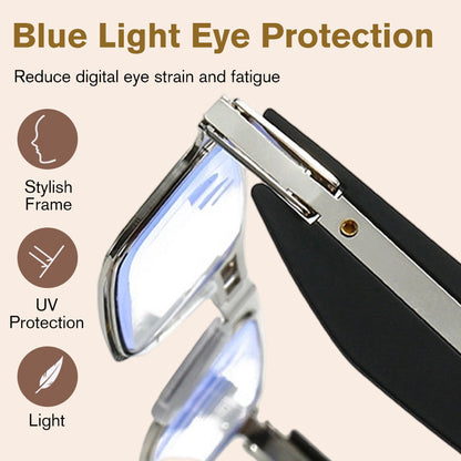 👓 50% OFF NOW! 🎉 Foldable Anti-Blue Light Glasses – Lightweight, Portable & Includes Case 📖📦