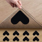 Heart-Shaped Reusable Non-Slip Rug Grippers
