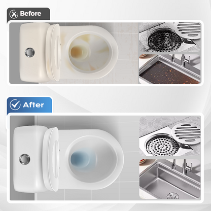 ✨ BUY 2 GET 1 FREE! 🚰 Pipe Unclogging Tablets – Fast-Acting Blockage Remover – Safe for pipes, removes hair & grease – no damage to plumbing 🔧