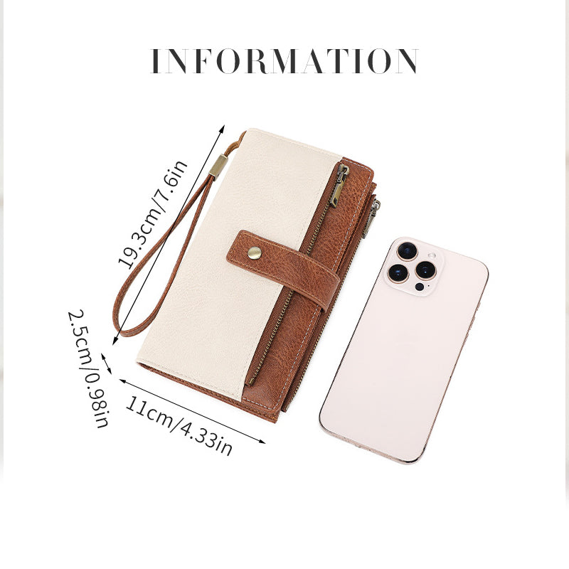 🏆Flash Sale 50% OFF⚡Women's Retro Style RFID Blocking Tri-fold Wallet