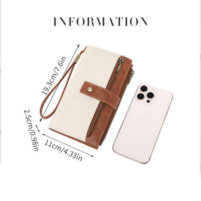 🏆Flash Sale 50% OFF⚡Women's Retro Style RFID Blocking Tri-fold Wallet