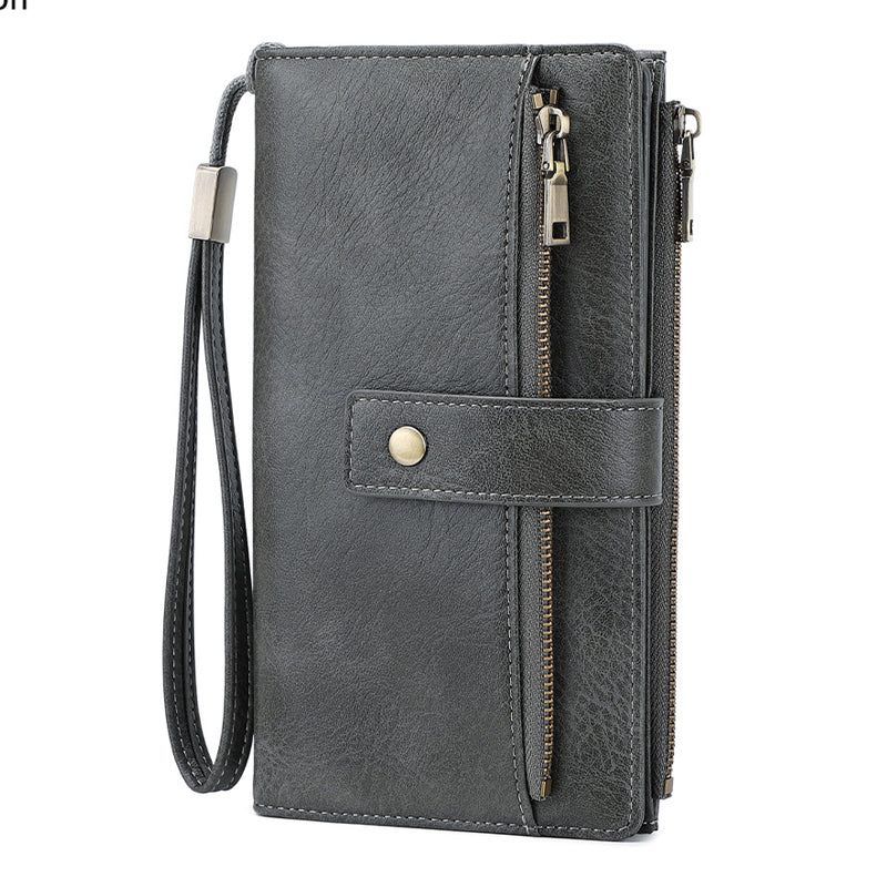 🏆Flash Sale 50% OFF⚡Women's Retro Style RFID Blocking Tri-fold Wallet