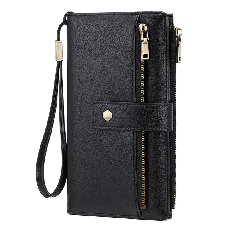 🏆Flash Sale 50% OFF⚡Women's Retro Style RFID Blocking Tri-fold Wallet