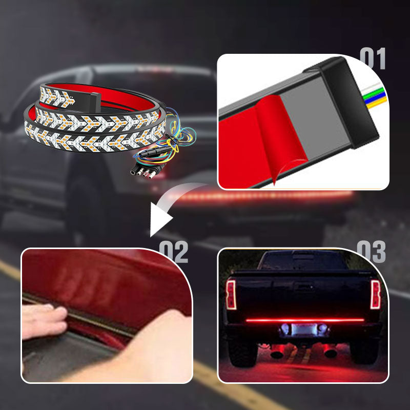 📢📢50%  OFF !! ⏰🌟Waterproof LED Tailgate Bar Strip for Truck
