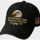 Adjustable Patriotic Eagle Embroidered Baseball Cap