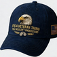 Adjustable Patriotic Eagle Embroidered Baseball Cap