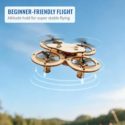 🎁🔥 HOT SALE 50%OFF 🔥🧩 DIY Wooden Drone Building Kit 🚁