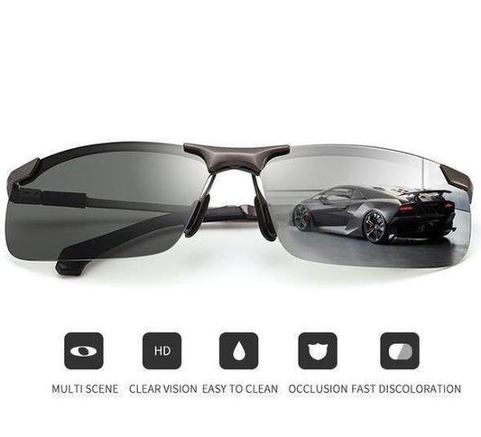 2026🔥Photochromic Sunglasses with Anti-glare Polarized Lens