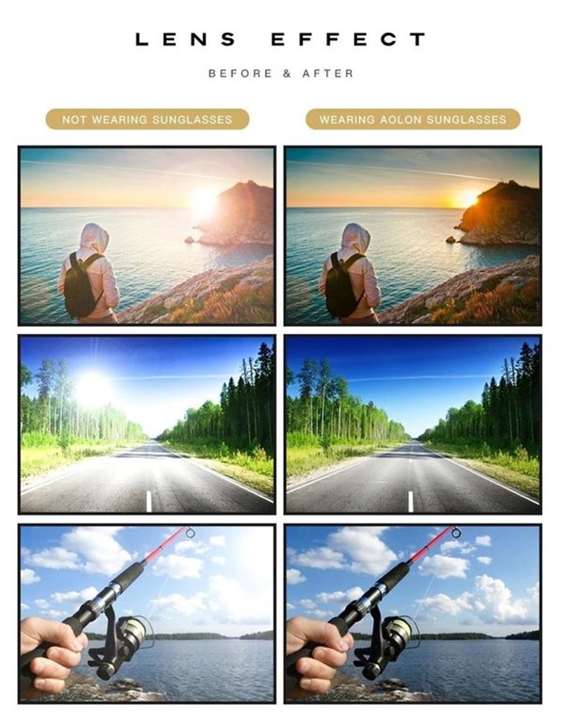 2026🔥Photochromic Sunglasses with Anti-glare Polarized Lens