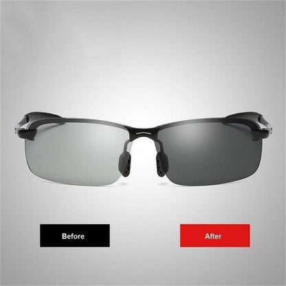 🥳2026 HOT SALE🥳💞50K+ SOLD!🕶️🌦️ Upgraded Photochromic Lenses 50% OFF! Anti-glare polarization meets smart light adaptation. A stylish, intelligent choice for your eyes. 💎😎