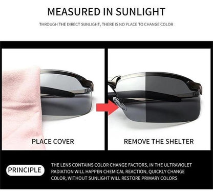 2026🔥Photochromic Sunglasses with Anti-glare Polarized Lens
