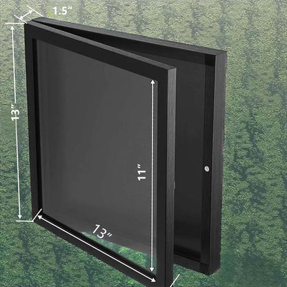 🖼️👕Wooden Jersey Display Frame with Magnetic Door