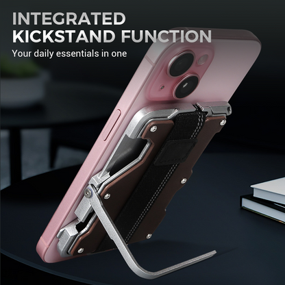 Multifunctional Magnetic Wallet with Stand