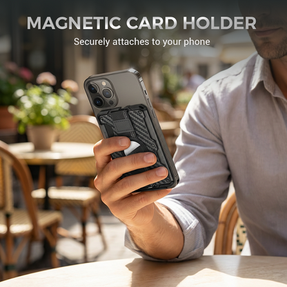 Multifunctional Magnetic Wallet with Stand