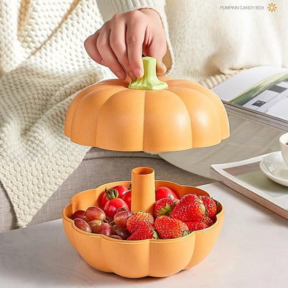 Double Layer Pumpkin Fruit Plate