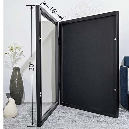🎉New Year's Gift 50% OFF!🧥Wooden Memorial Jersey Display Frame (Magnetic Door) – Keep Your Sweat & Love In Perfect Condition!