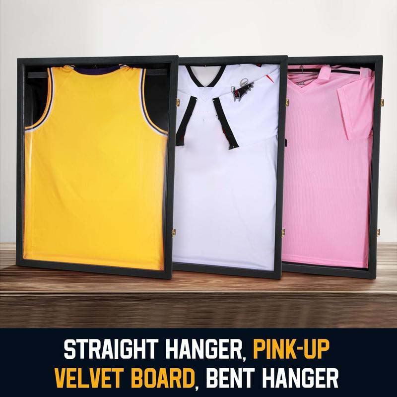 🎉New Year's Gift 50% OFF!🧥Wooden Memorial Jersey Display Frame (Magnetic Door) – Keep Your Sweat & Love In Perfect Condition!