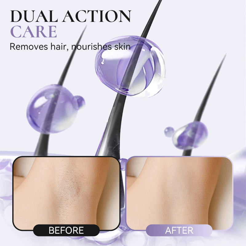 🥳2026 HOT SALE🥳💞50K+ SOLD!💚🌸 Gentle Hair Removal, Zero Discomfort! Natural Cream for Smooth Skin – 50% OFF! ✨🌿