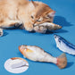 📢📢50%  OFF !! ⏰Realistic Hopping Fish Toy for Cat