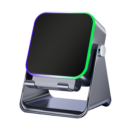 💎 49% OFF 5-IN-1 WIRELESS SPEAKER STAND! 💎 Induction Audio, Phone Holder & Ambient Light