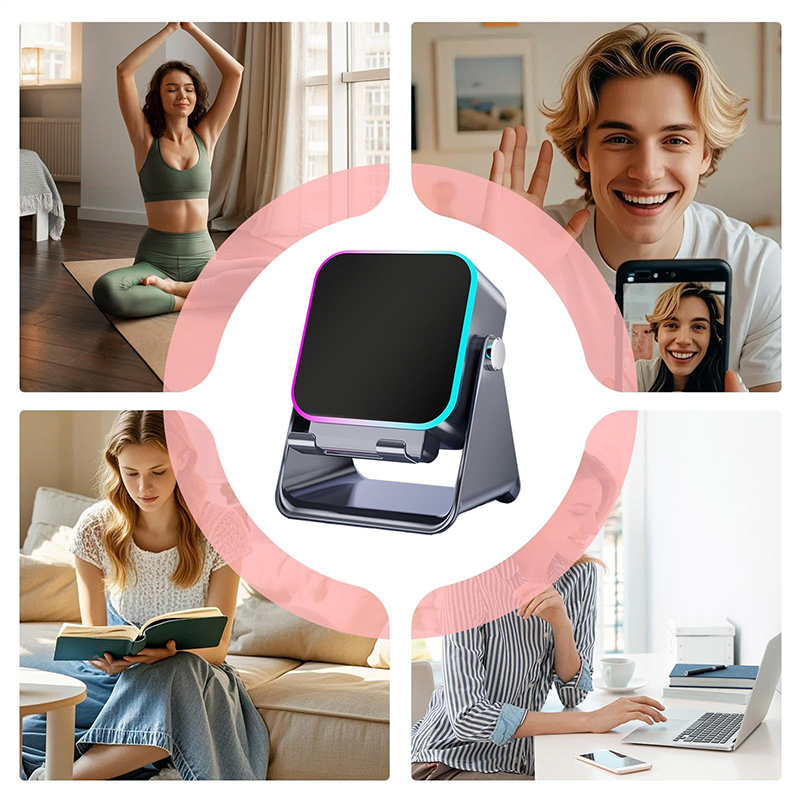 💎 49% OFF 5-IN-1 WIRELESS SPEAKER STAND! 💎 Induction Audio, Phone Holder & Ambient Light