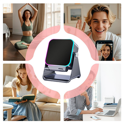 💎 49% OFF 5-IN-1 WIRELESS SPEAKER STAND! 💎 Induction Audio, Phone Holder & Ambient Light