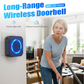 ⚡FLASH SALE📶Long-Range Wireless Doorbell with LED Flash🔔Home Essential