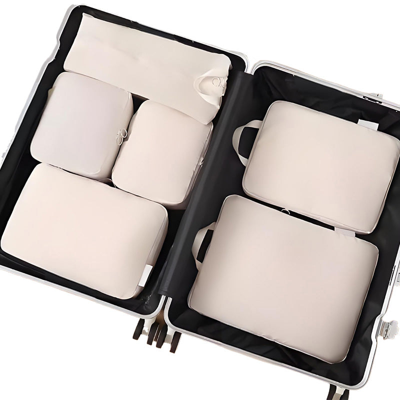 🧳 6-Piece Travel Compression Cube Set — Expandable Capacity, Wrinkle-Resistant, and Adds 40% More Space! 🧳