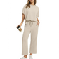 Women's Soft Casual Top and Pants Set