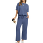 Women's Soft Casual Top and Pants Set