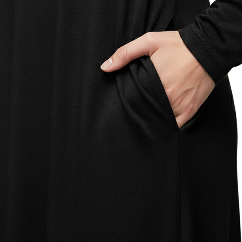 📢 60% OFF!! ⏰ Women's Long Sleeve T-Shirt Maxi Dress – Side Pockets, Side Slit & 7 Versatile Colors for Effortless Style! 🌸