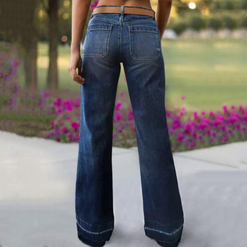 ⏳Time-Limited Special⏰Women's Retro Flare Jeans with Pockets