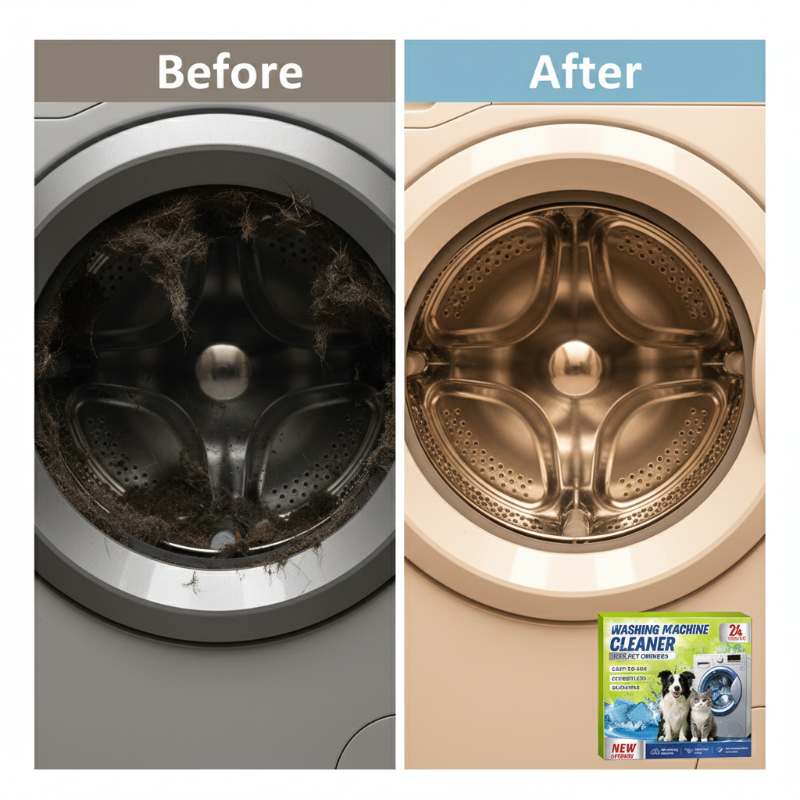 Washing Machine Cleaner Tablets for Pet Owners