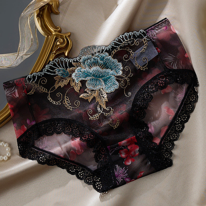 🔥2026 New Arrivals: 50% Off for a Limited Time!🔥Sheer Floral Lace Low-Rise Briefs