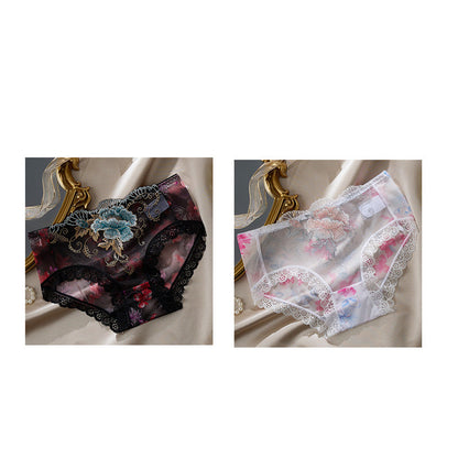 🔥2026 New Arrivals: 50% Off for a Limited Time!🔥Sheer Floral Lace Low-Rise Briefs