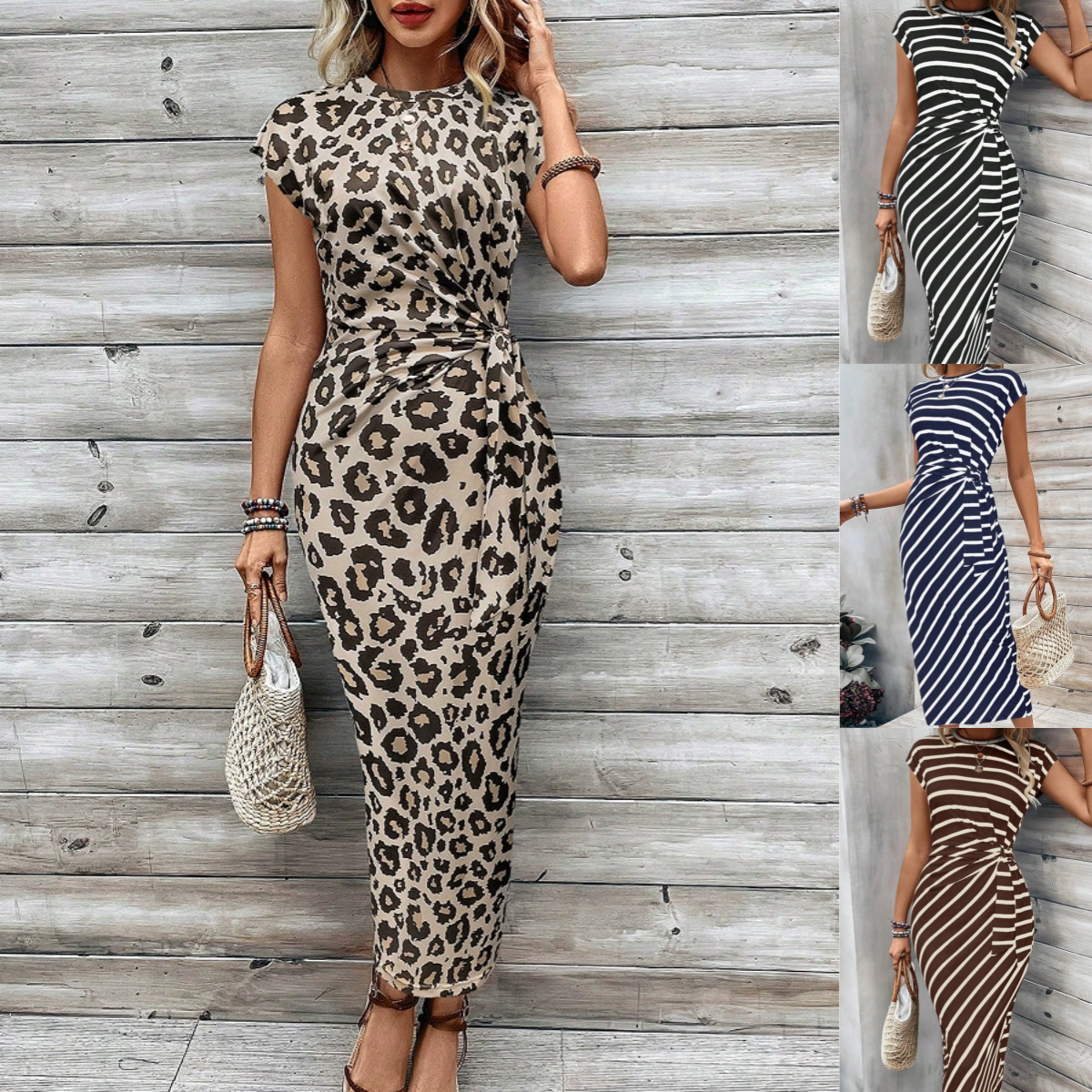 🔥2026 New Arrival🥰Women's Elegant Tie Waist Dress