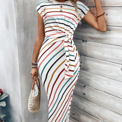 🔥2026 New Arrival🥰Women's Elegant Tie Waist Dress