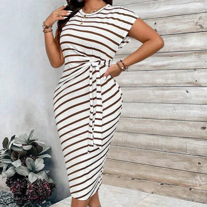 🔥2026 New Arrival🥰Women's Elegant Tie Waist Dress
