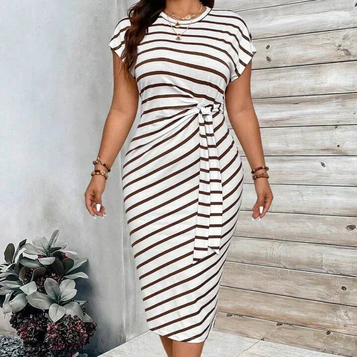 🔥2026 New Arrival🥰Women's Elegant Tie Waist Dress