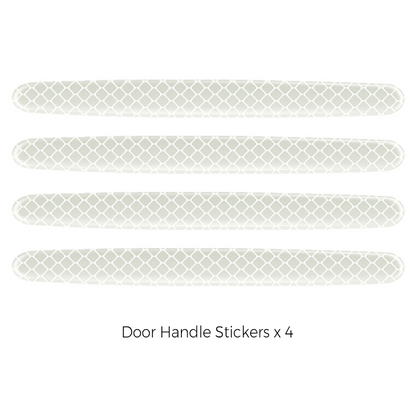 Reflective & Luminous Car Door Handle Protector Stickers