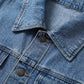 📢📢50%  OFF !! ⏰Women’s Casual Longline Button-Up Denim Coat