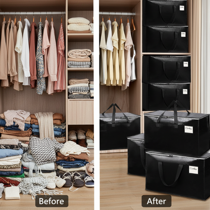 💐50% OFF ! Zippered Moving Bag – Double-Stitched Handles & Heavy Fabric 🧵💪【Exclusive Deal】