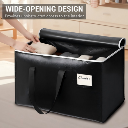 💐50% OFF ! Zippered Moving Bag – Double-Stitched Handles & Heavy Fabric 🧵💪【Exclusive Deal】