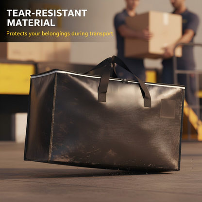 💐50% OFF ! Zippered Moving Bag – Double-Stitched Handles & Heavy Fabric 🧵💪【Exclusive Deal】