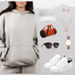 💖Unisex Solid Color Oversized Hoodies & Sweatpants Set