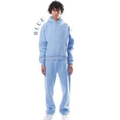💖Unisex Solid Color Oversized Hoodies & Sweatpants Set