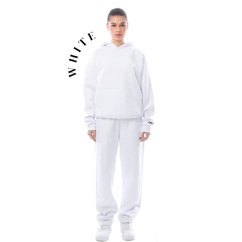💖Unisex Solid Color Oversized Hoodies & Sweatpants Set