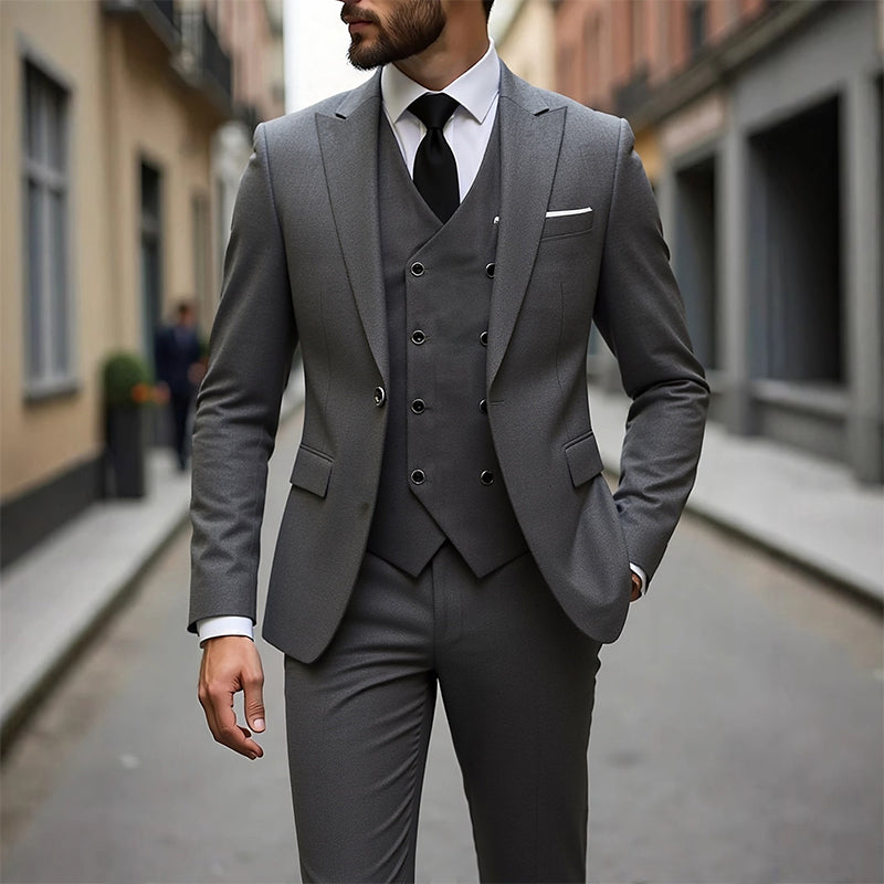 ⏳Time-Limited Special⏰Men's Slim-Fit 3-Piece Suit Set