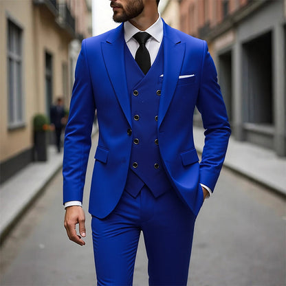 ⏳Time-Limited Special⏰Men's Slim-Fit 3-Piece Suit Set